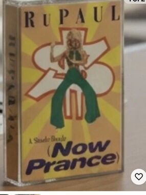 Vintage RuPaul "Now Prance"
Cassette Tape - Original Case - 1990s DancePop